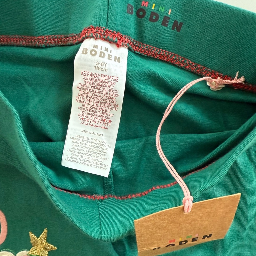 Mini Boden Holliday Christmas leggings - Picture 3 of 4